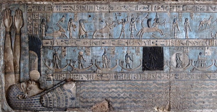 Fig. 2. Constelații egiptene ptolemaice la Dendera.